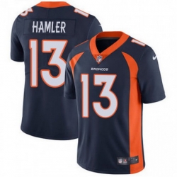 Nike Broncos 13 KJ Hamler Navy Blue Alternate Men Stitched NFL Vapor Untouchable Limited Jersey