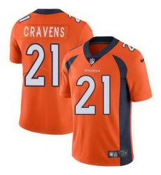 Nike Broncos 21 Su a Cravens Orange Vapor Untouchable Limited Jersey