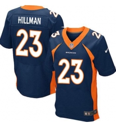 Nike Broncos #23 Ronnie Hillman Navy Blue Alternate Mens Stitched NFL New Elite Jersey