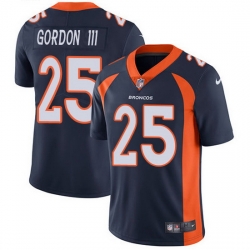 Nike Broncos 25 Melvin Gordon III Navy Blue Alternate Men Stitched NFL Vapor Untouchable Limited Jersey