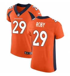 Nike Broncos #29 Bradley Roby Orange Team Color Mens Stitched NFL Vapor Untouchable Elite Jersey