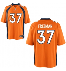 Nike Broncos 37 Royce Freeman Orange Elite Jersey