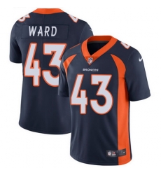 Nike Broncos #43 T J  Ward Navy Blue Alternate Mens Stitched NFL Vapor Untouchable Limited Jersey