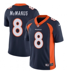 Nike Broncos #8 Brandon McManus Navy Blue Alternate Mens Stitched NFL Vapor Untouchable Limited Jersey