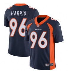 Nike Broncos 96 Shelby Harris Navy Blue Alternate Men Stitched NFL Vapor Untouchable Limited Jersey