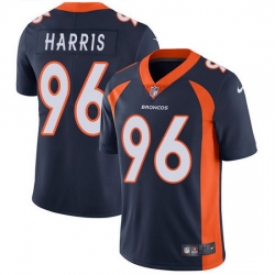 Nike Broncos 96 Shelby Harris Navy Blue Alternate Men Stitched NFL Vapor Untouchable Limited Jersey