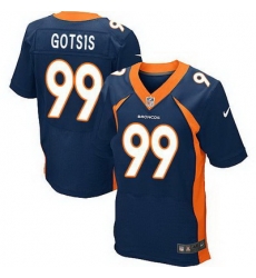 Nike Broncos #99 Adam Gotsis Navy Blue Alternate Mens Stitched NFL New Elite Jersey