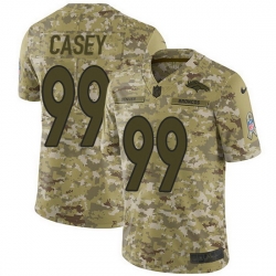 Nike Broncos 99 Jurrell Casey Camo Men Stitched NFL Limited 2018 Salute To Service Jersey