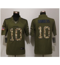 Nike Denver Broncos #10 Emmanuel Sanders Green Salute To Service Limited Jersey