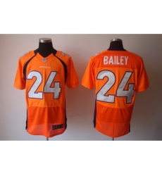 Nike Denver Broncos 24 Champ Bailey Elite Orange NFL Jersey