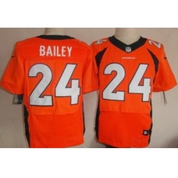 Nike Denver Broncos 24 Champ Bailey Orange Elite NFL Jersey