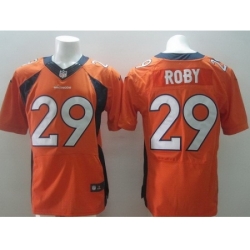 Nike Denver Broncos 29 Bradley Roby Orange Elite NFL Jersey