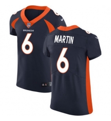 Nike Denver Broncos 6 Sam Martin Navy Blue Alternate Men Stitched NFL New Elite Jersey