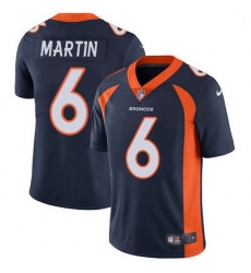 Nike Denver Broncos 6 Sam Martin Navy Blue Alternate Men Stitched NFL Vapor Untouchable Limited Jersey