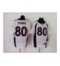 Nike Denver Broncos 80 Julius Thomas white Elite NFL Jersey