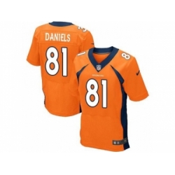 Nike Denver Broncos 81 Owen Daniels Orange Elite NFL Jersey