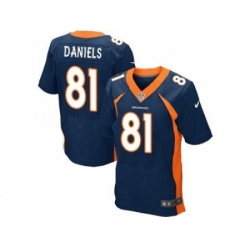Nike Denver Broncos 81 Owen Daniels blue Elite NFL Jersey