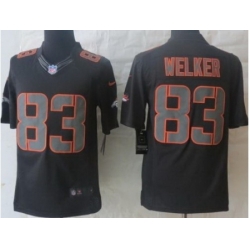 Nike Denver Broncos 83 Wes Welker Black Limited Impact NFL Jersey