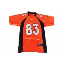 Nike Denver Broncos 83 Wes Welker Orange Elite NFL Jersey