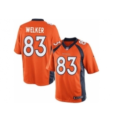 Nike Denver Broncos 83 Wes Welker Orange Limited NFL Jersey