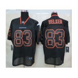Nike Denver Broncos 83 Wes Welker black Elite lights out NFL Jersey