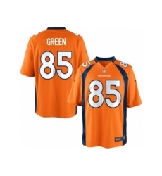 Nike Denver Broncos 85 Virgil Green orange Elite NFL Jersey