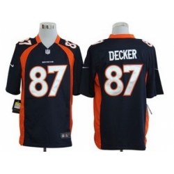Nike Denver Broncos 87 Eric Decker Blue Game NFL Jersey