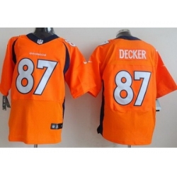 Nike Denver Broncos 87 Eric Decker Orange Elite NFL Jersey