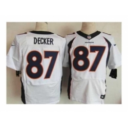 Nike Denver Broncos 87 Eric Decker white Elite NFL Jersey