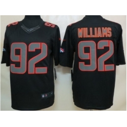 Nike Denver Broncos 92 Sylvester Williams Black Limited Impact NFL Jersey