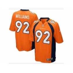 Nike Denver Broncos 92 Sylvester Williams orange game NFL Jersey