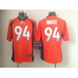 Nike Denver Broncos 94 DeMarcus Ware Orange Game NFL Jersey