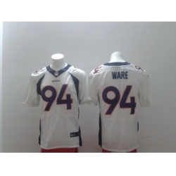 Nike Denver Broncos 94 DeMarcus Ware White Elite NFL Jersey