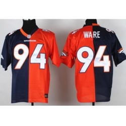 Nike Denver Broncos 94 Demarcus Ware Orange Blue Elite Split NFL Jersey