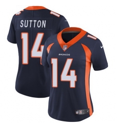 Nike Broncos #14 Courtland Sutton Blue Alternate Womens Stitched NFL Vapor Untouchable Limited Jersey