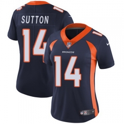 Nike Broncos #14 Courtland Sutton Blue Alternate Womens Stitched NFL Vapor Untouchable Limited Jersey