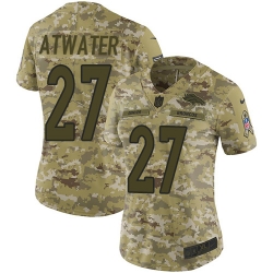 Nike Broncos #27 Steve Atwater Camo Women Stitched NFL Limited 2018 Salute to Service Jersey
