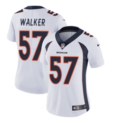 Nike Broncos #57 Demarcus Walker White Womens Stitched NFL Vapor Untouchable Limited Jersey