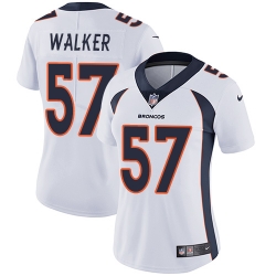 Nike Broncos #57 Demarcus Walker White Womens Stitched NFL Vapor Untouchable Limited Jersey