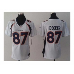 Nike Women Jerseys Denver Broncos #87 Eric Decker white[new]