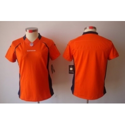 Women Nike Denver Broncos Blank Orange Color[NIKE LIMITED Jersey]