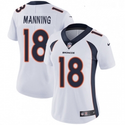 Womens Nike Denver Broncos 18 Peyton Manning Elite White NFL Jersey