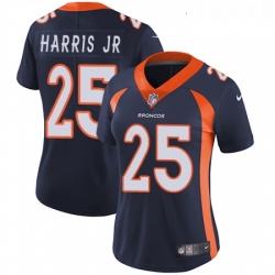 Womens Nike Denver Broncos 25 Chris Harris Jr Navy Blue Alternate Vapor Untouchable Limited Player NFL Jersey