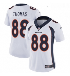 Womens Nike Denver Broncos 88 Demaryius Thomas Elite White NFL Jersey