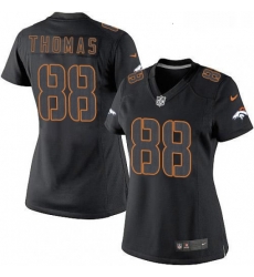 Womens Nike Denver Broncos 88 Demaryius Thomas Limited Black Impact NFL Jersey