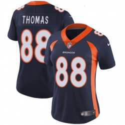 Womens Nike Denver Broncos 88 Demaryius Thomas Navy Blue Alternate Vapor Untouchable Limited Player NFL Jersey