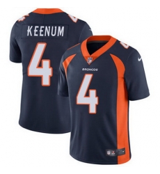 Nike Broncos #4 Case Keenum Blue Alternate Youth Stitched NFL Vapor Untouchable Limited Jersey