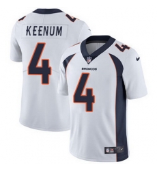 Nike Broncos #4 Case Keenum White Youth Stitched NFL Vapor Untouchable Limited Jersey