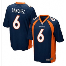 Nike Broncos #6 Mark Sanchez Blue Alternate Youth Stitched NFL New Elite Jersey
