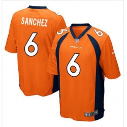 Nike Broncos #6 Mark Sanchez Orange Team Color Youth Stitched NFL New Elite Jersey
